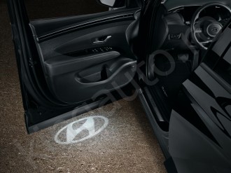 LED door projectors, Hyundai logo