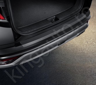 Rear bumper protection foil, black