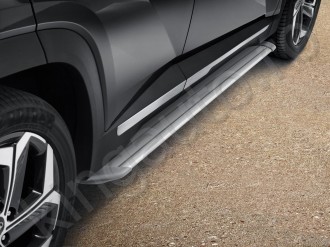 Side steps, rugged, with grey accent
